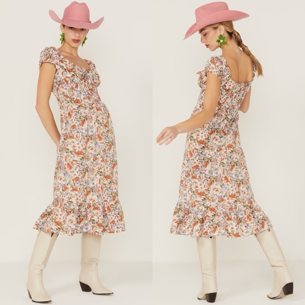 Heartloom Women's Wildflower Edina Midi Dress